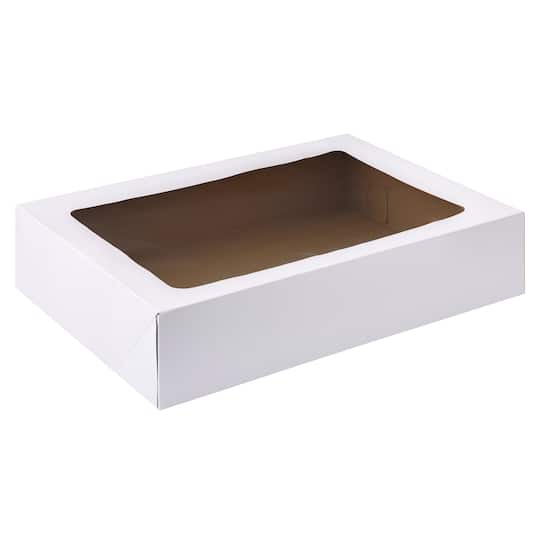 6 Packs: 2 ct. (12 total) Corrugated Window Cake Boxes by Celebrate It&#x2122;